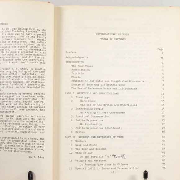 Conversational Chinese With Grammatical Notes, Teng Ssu-Yu 1st Ed Learn Mandarin - Picture 5 of 10